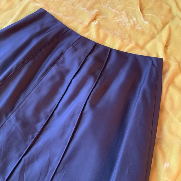 ZAPA Silk Skirt Brown Full Length - Picture 12 of 13